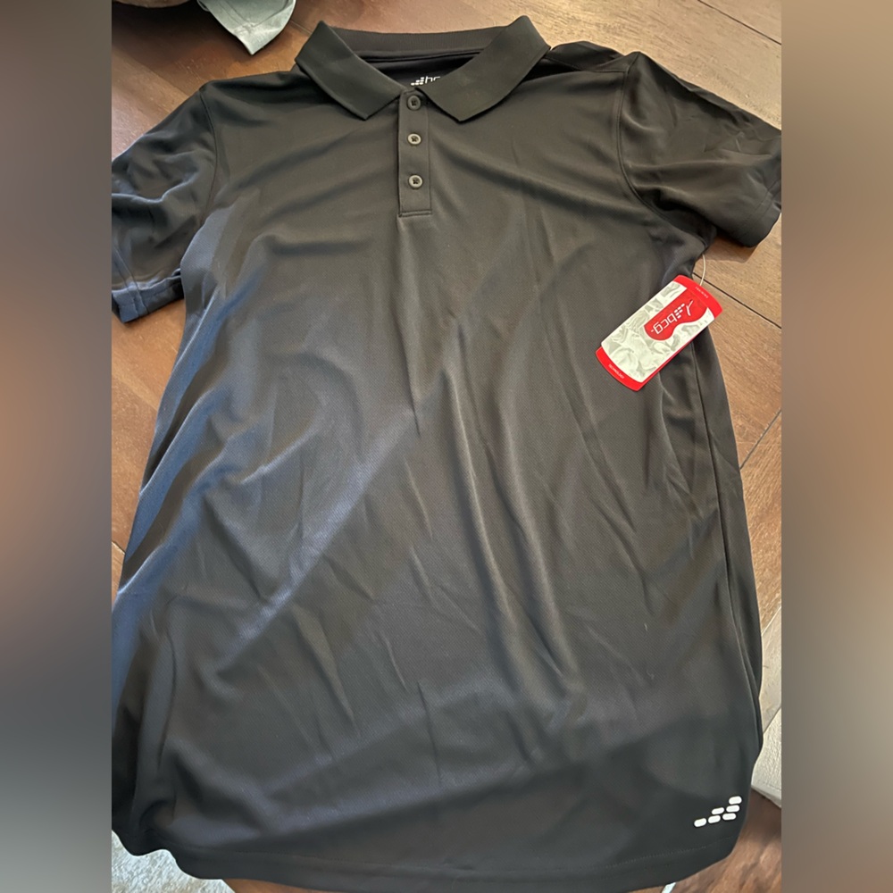 BCG polo. NWT. Black
